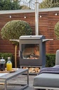 POELE BOIS BARBECUE EXTERIEUR H400 AVEC HOUSSE