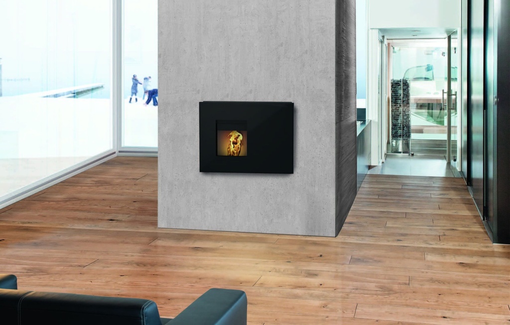 INSERT PELLETS RIKA INTERNO 7 KW AVEC CADRE STANDARD