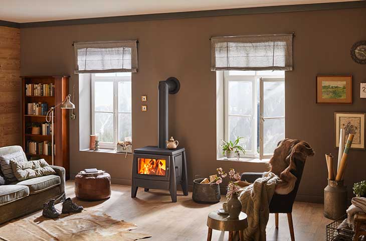 POELE A BOIS BRUNNER IRON DOG 07 7 KW 