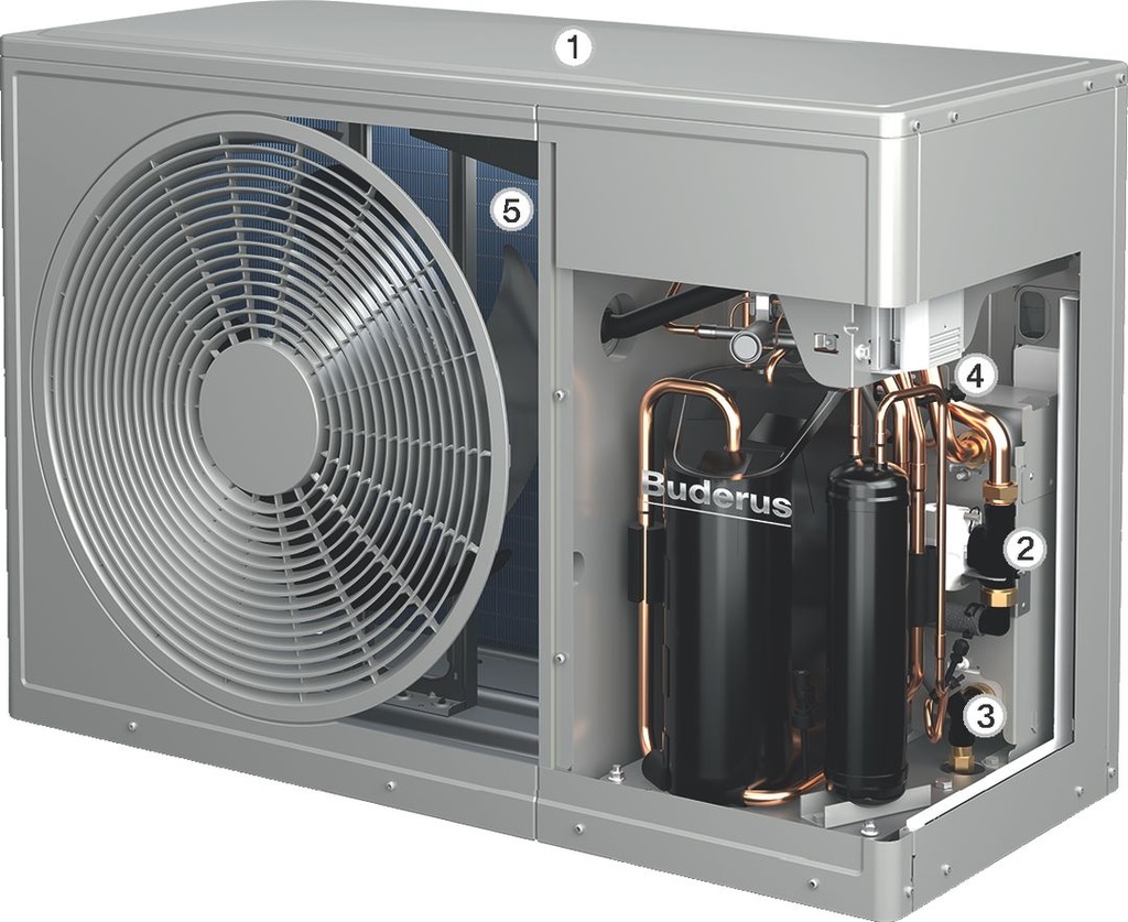 PAC BUDERUS LOGATHERM WLW166i-7 MBB AR E 7 KW