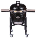 KAMADO MONOLITH LE CHEF PRO 2.0 NOIR AVEC CHARIOT
