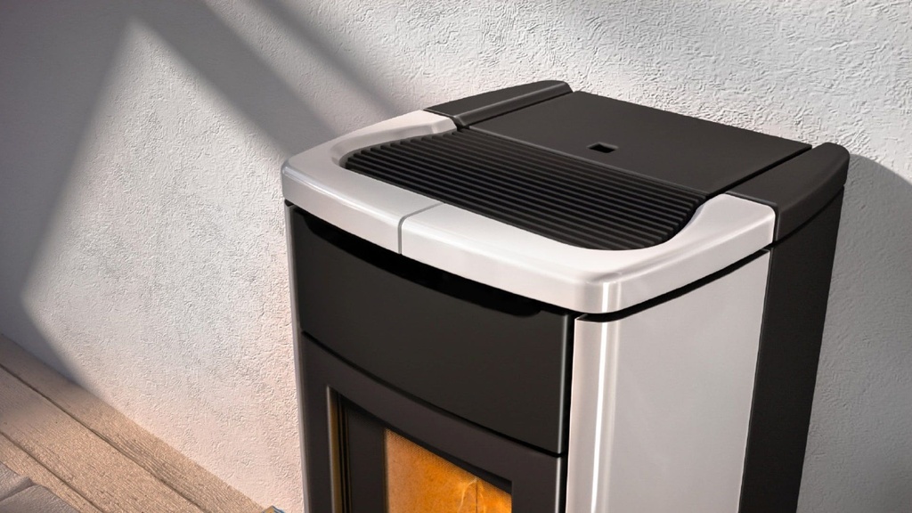 POELE PELLETS NOBIS A9 V ZENITH BLANC 8 KW