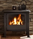 POELE BOIS EN FONTE IRON DOG 04 8 kW