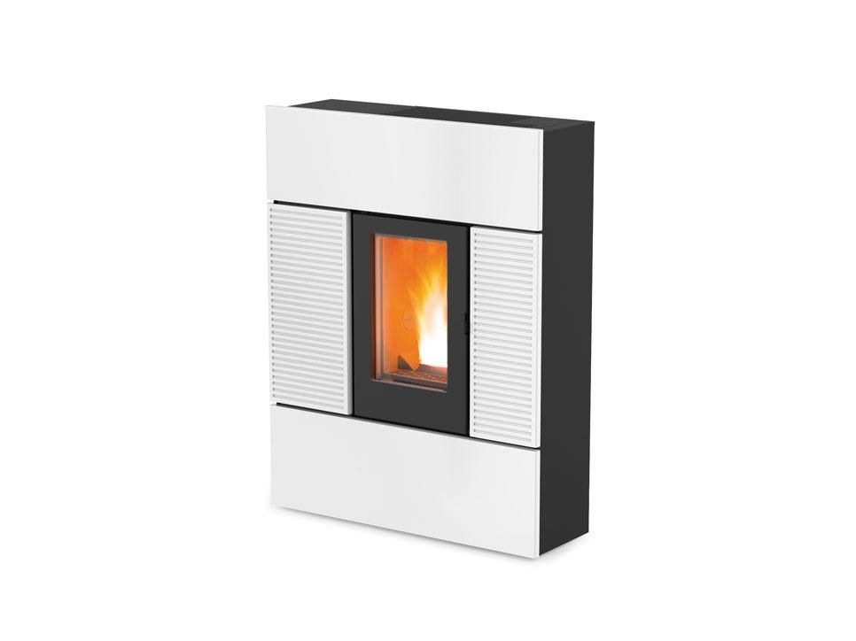 POELE PELLETS MCZ RAY COMFORT AIR M+ CERAMIQUE BLANC