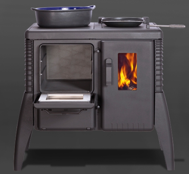 CUISINIERE BOIS BRUNNER IRON DOG 06 8 KW