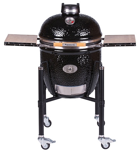 KAMADO MONOLITH CLASSIC PRO 2.0 NOIR AVEC CHARIOT