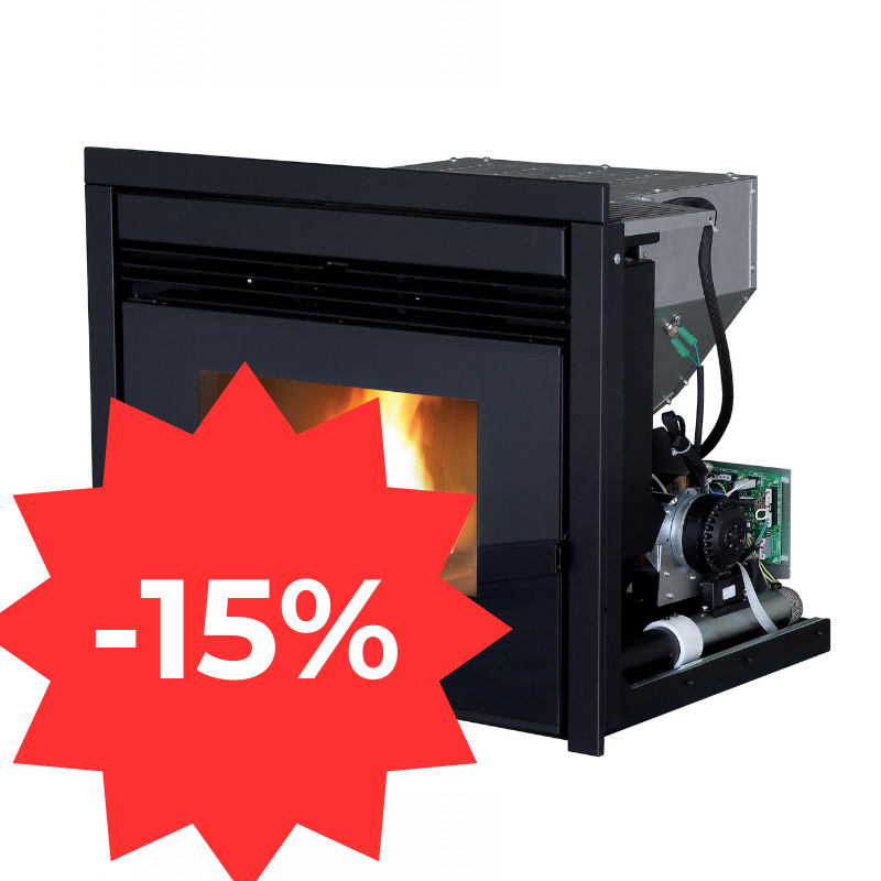 INSERT PELLETS MCZ - QBOX 70 P - AIR MAESTRO+ 8 KW EXPO