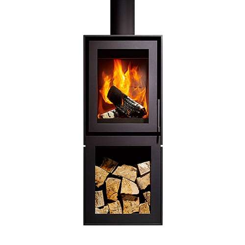 POELE BOIS BARBAS BOX 20-45 AVEC SOCLE