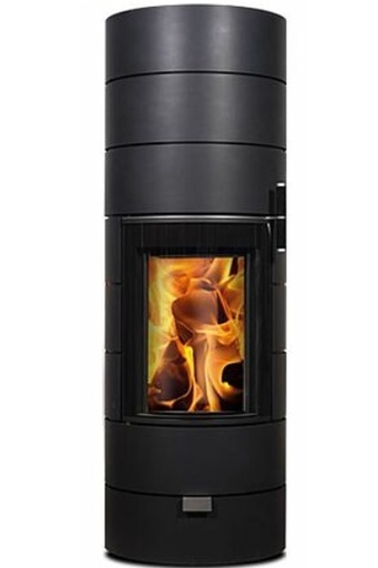 [CER_BFCERARONDO] POELE BOIS CERA DESIGN RONDOTHERM TITAN NOIR