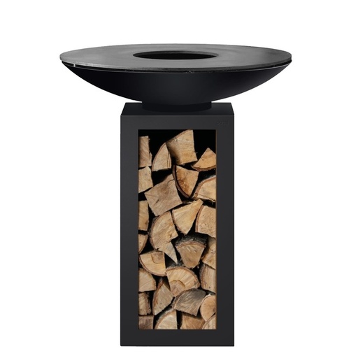 [OUT_001.01.00.007.BLACK] OUTR PLANCHA B 100 NOIR + SOCLE OUVERT NOIR