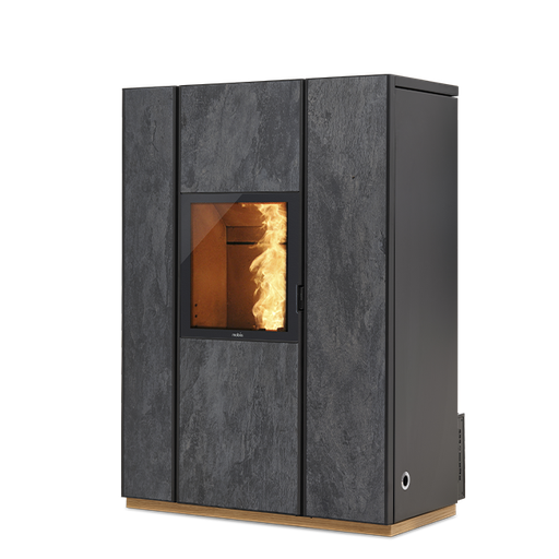 [NOB_N0060S] POELE BOIS/PELLETS NOBIS UNICA 10 DARK/GREY 9.3 KW