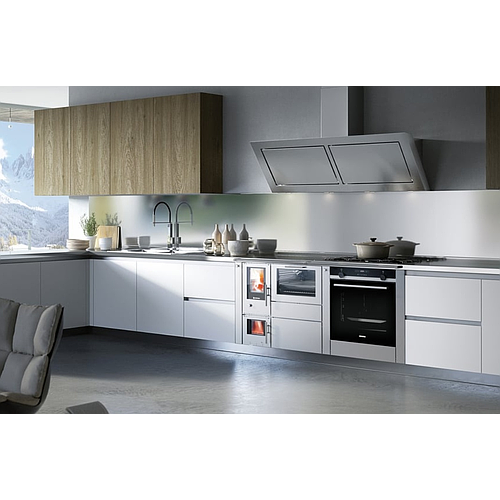 CUISINIERE BOIS CHAUDIERE PERTINGER A FLAMME INVERSEE 100