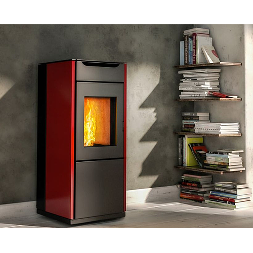 POELE A PELLETS NOBIS A8 V QUADRA TOP ANTHRACITE 7.3 KW