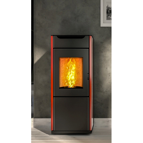 POELE A PELLETS NOBIS A8 V QUADRA TOP ANTHRACITE 7.3 KW
