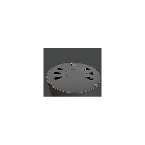 POELE BOIS CERA DESIGN RONDOTHERM TITAN NOIR 