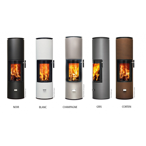 POELE BOIS CERA DESIGN SOLITHERM COULEURS