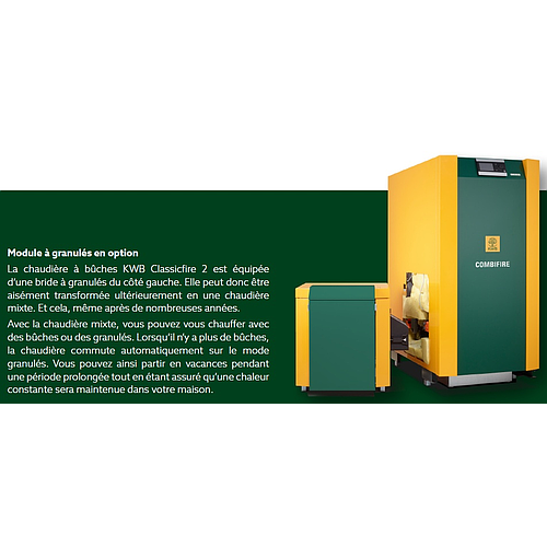 CHAUDIERE BOIS KWB CLASSICFIRE CF1.5 18 KW